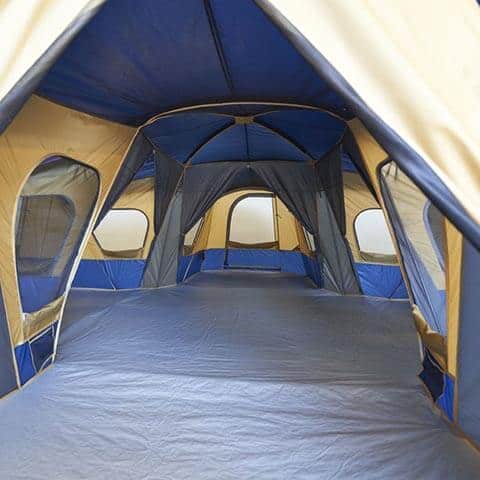 Ozark Trail Base Camp 14-Person Cabin Tent - inner view