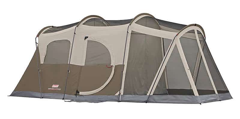 coleman WeatherMaster 6-person tent with screen room without rainfly