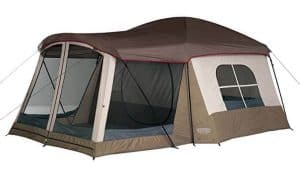 tent with a screen room