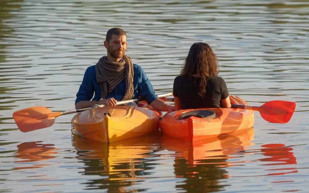 Couple Kayaking