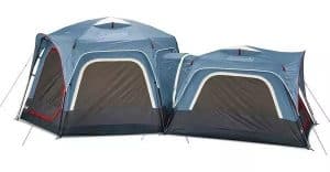 coleman 3p and 6p tent connecting together